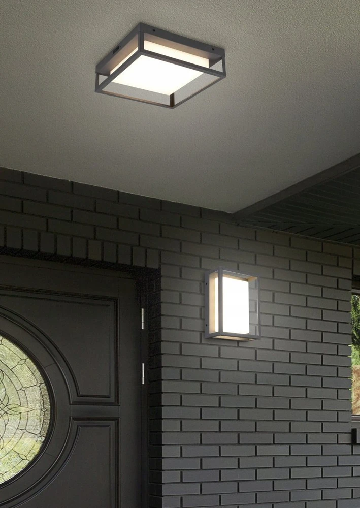 DELIGHT Trio Witham 677860142 lubinis šviestuvas lauko IP54 1x14W LED 2300-4000K antracitas