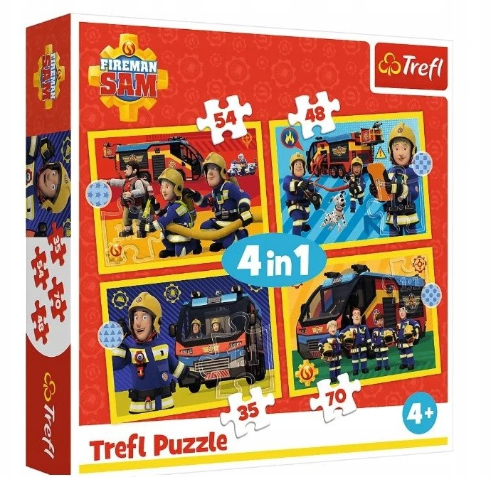 Trefl dėlionė 207 vnt. - Ugniagesys Semas