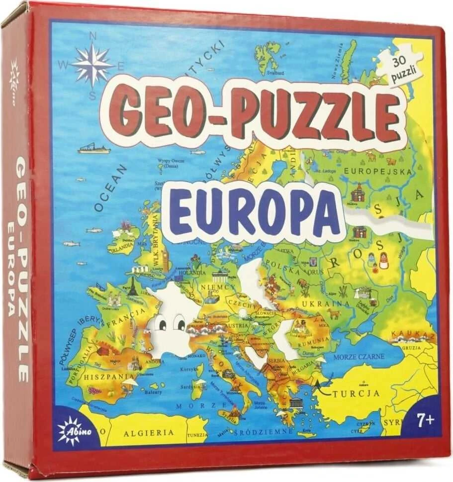 Dėlionė ABINO Geo-Puzzle Europa AB 72212