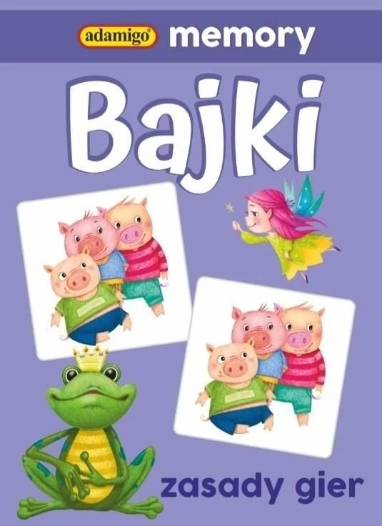 Dėlionė Bajki Gra memory Adamigo 08070