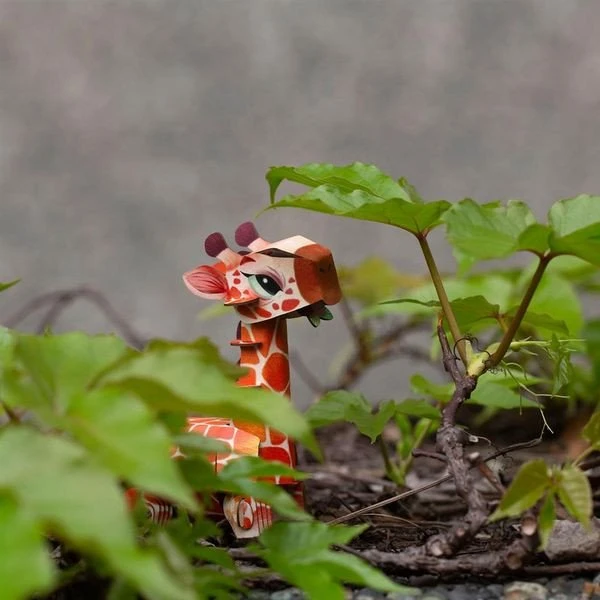 Mg Dystrybucja Puzzle 3D dėlionė „Mieredu“ – konstruokite ir klausykite – žirafa