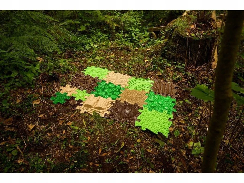 Askato Mata Sensorinė Ortopedinė Rinkinys 15 in 1 Nature 15 Dėlionės Sensoryka Muffik / Mfk-097