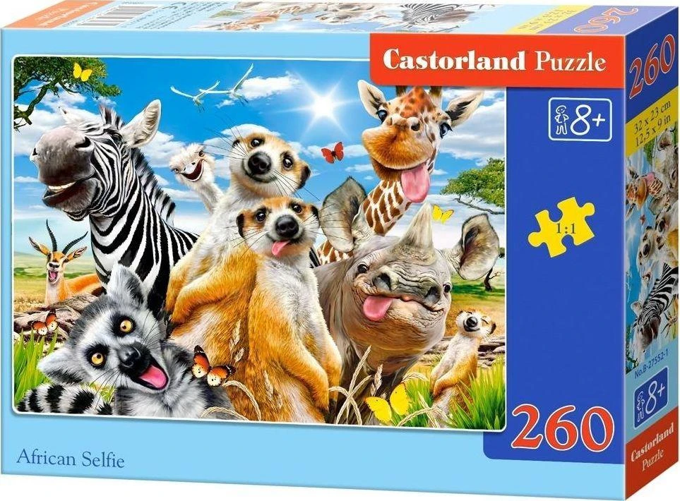 Castorland Dėlionė 260 vnt. - Afrikos gyvūnai