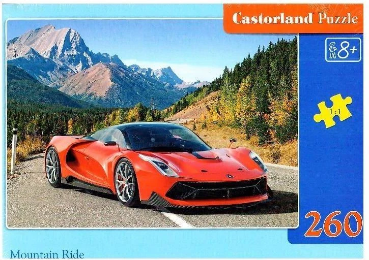 Castorland Dėlionė 260 vnt. - Pasivažinėjimas kalnais