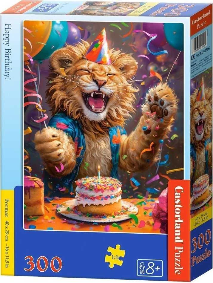 Castorland Dėlionė 300 vnt. - Su gimtadieniu! aprašymas - Prekės nuotrauka