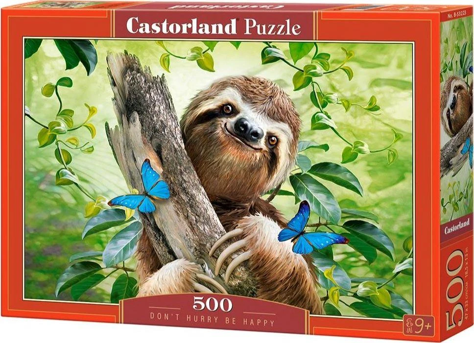 Castorland dėlionė Don't Hurry Be Happy 500 det tinginys