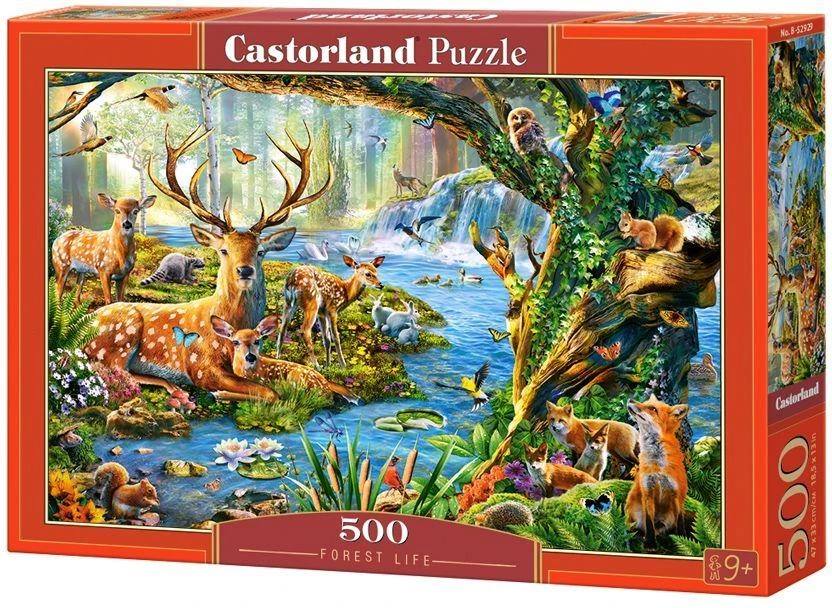 Castorland dėlionė Forest life 500 det