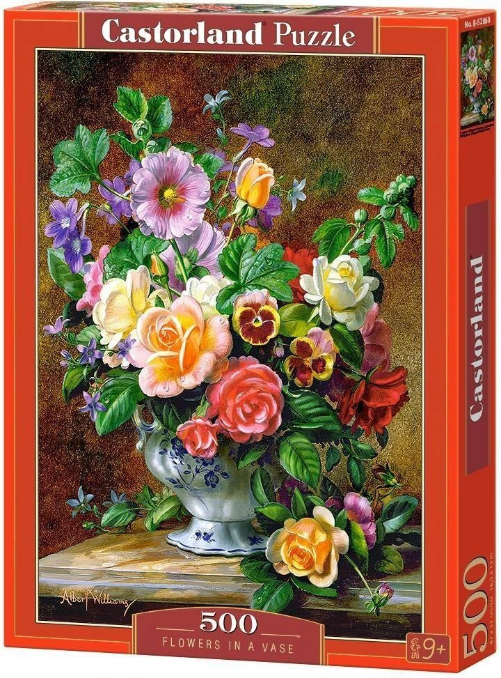 Castorland dėlionė Flowers in a Vase 500 det.