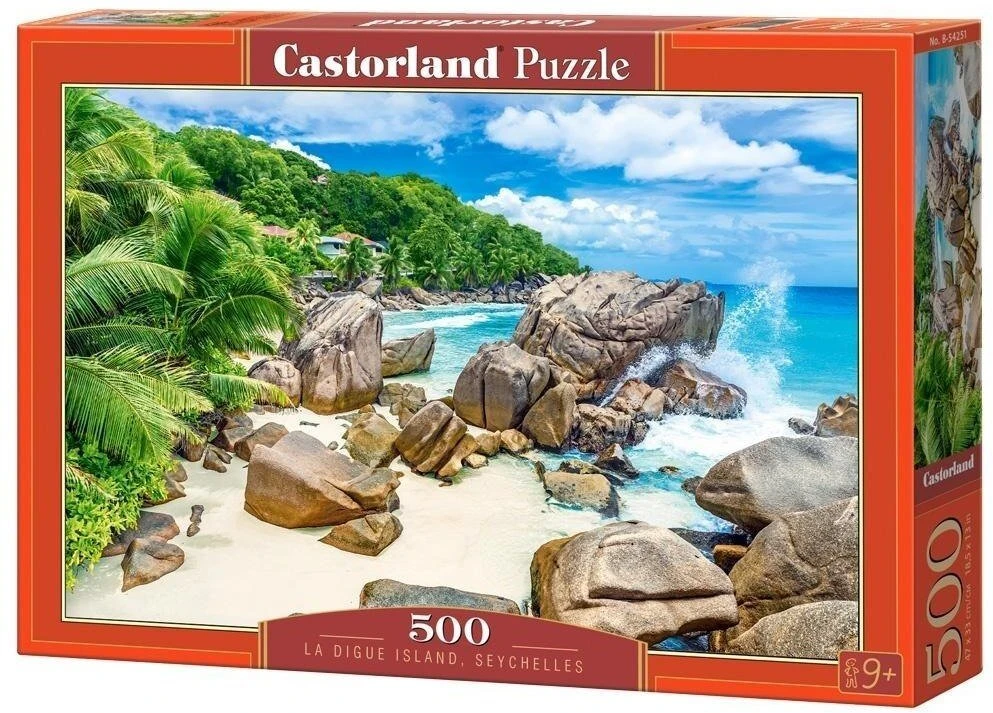 Dėlionė Castorland Puzzle 500 elementų La Digue sala, Seišeliai
