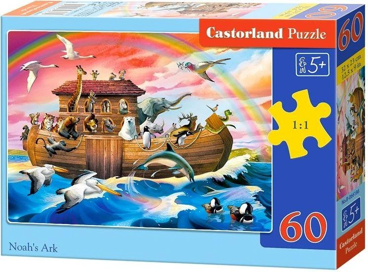 Castorland Dėlionė 60 vnt. - Nojaus arka