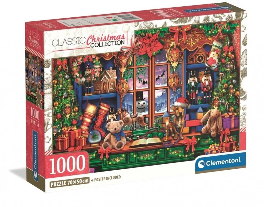 Clementoni CLE dėlionė 1000 X-MasColl.YE OldChristmas Sh..37128