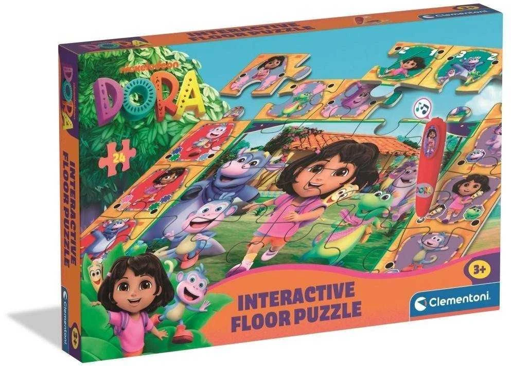 Clementoni Toys interaktyvi grindų dėlionė CLE DORA 16687