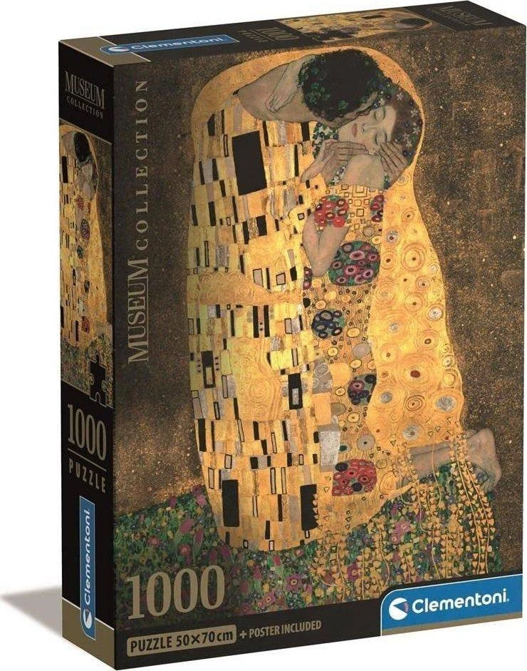 Clementoni Dėlionė 1000 vnt. - Gustavas Klimtas: Bučinys