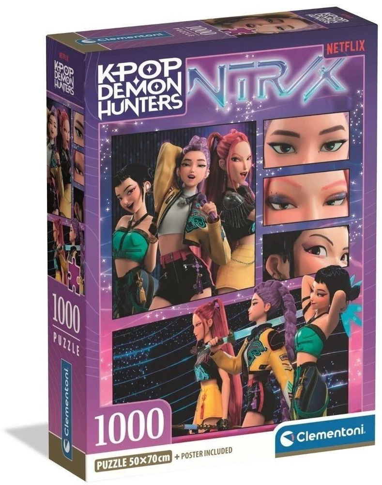 Dėlionė Clementoni CLE puzzle 1000 K-Pop Demon Hunters 37125