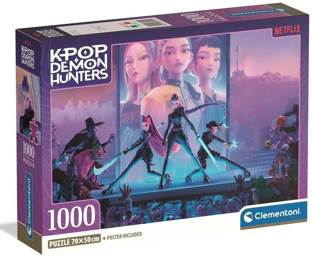Clementoni Dėlionė 1000 vnt. - K-Pop Demon Hunter