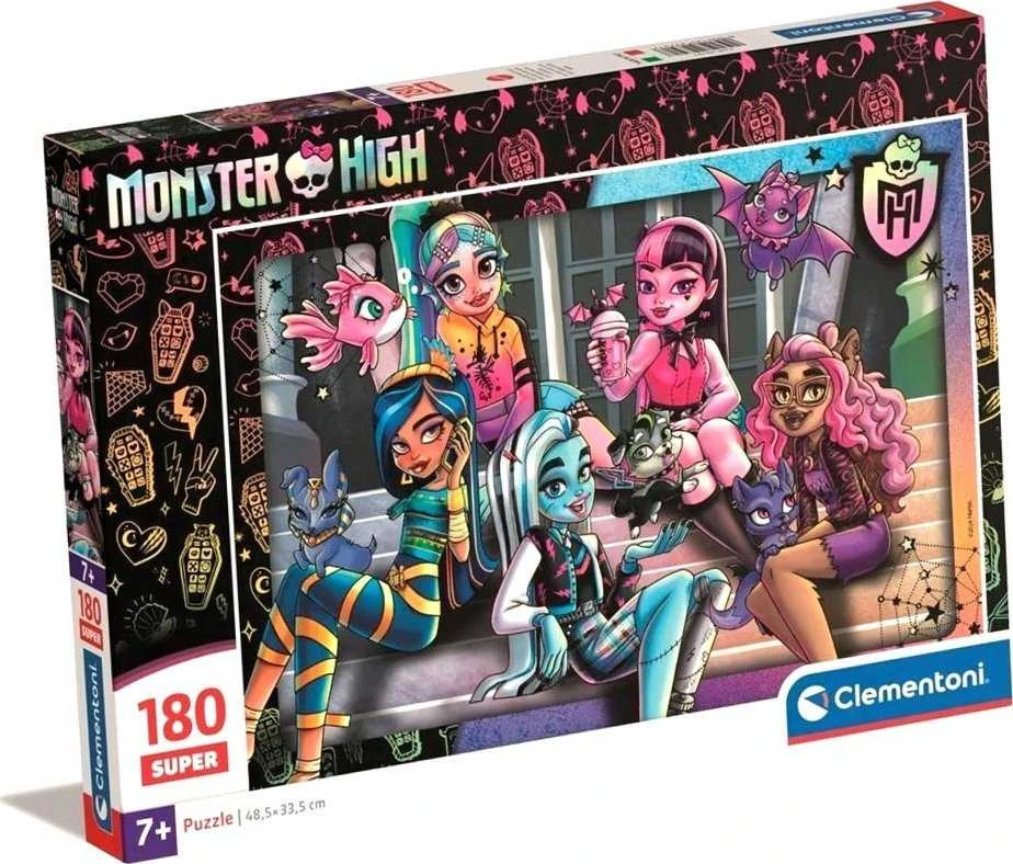 Clementoni Dėlionė 180 vnt. - Monster High