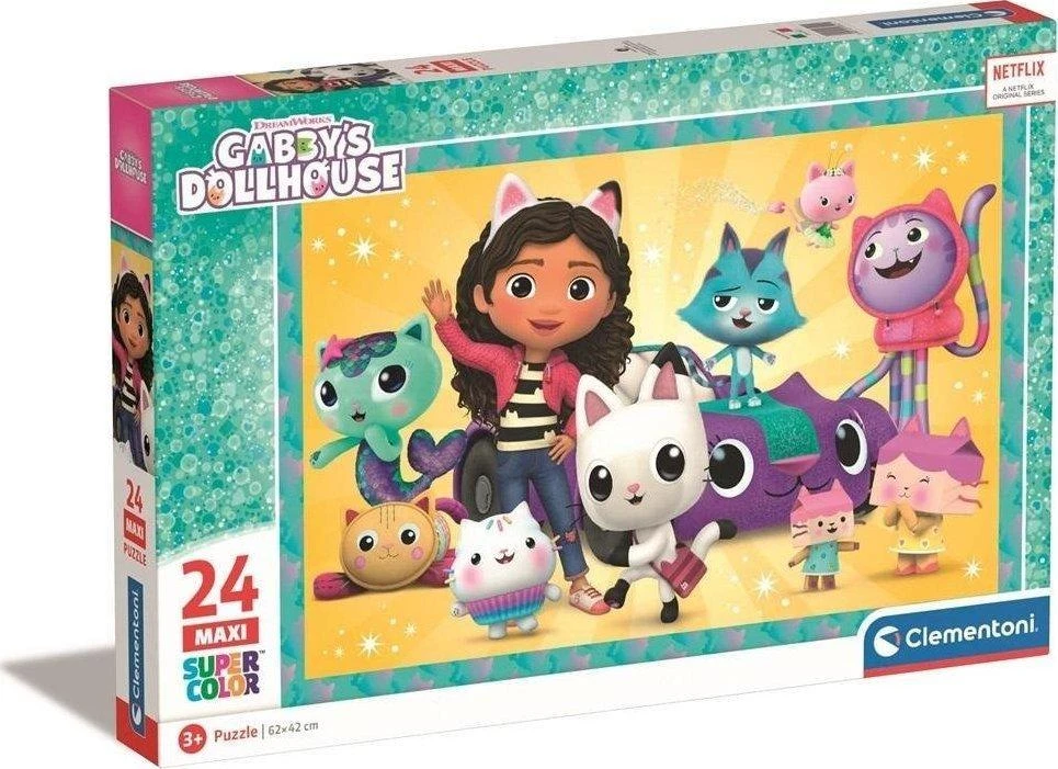 Clementoni Gabby's Dollhouse Dėlionė 24 vnt. - Gabby namai