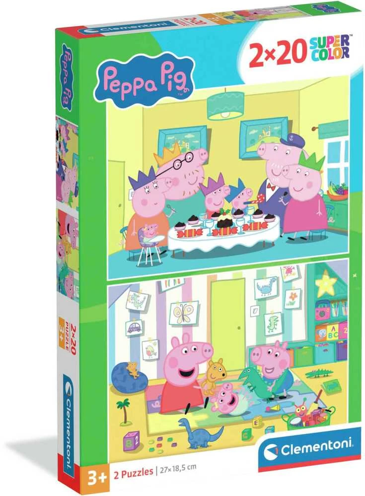 Clementoni Dėlionė 2x20 vnt. - Peppa pig