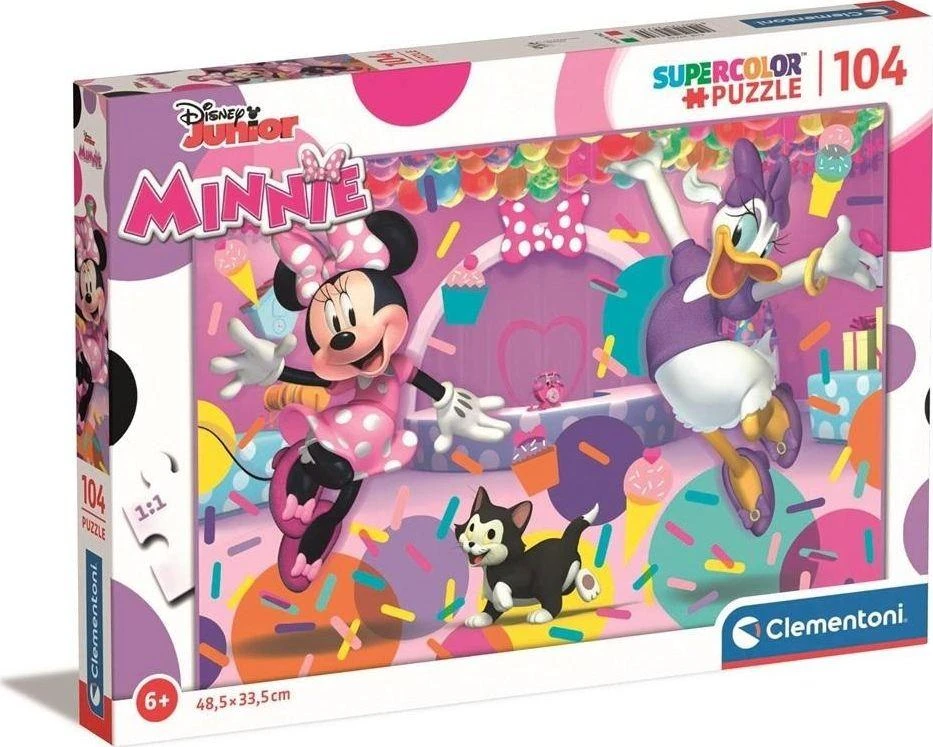 Clementoni Dėlionė 104 vnt. - Pelytė Minnie aprašymas - Prekės nuotrauka