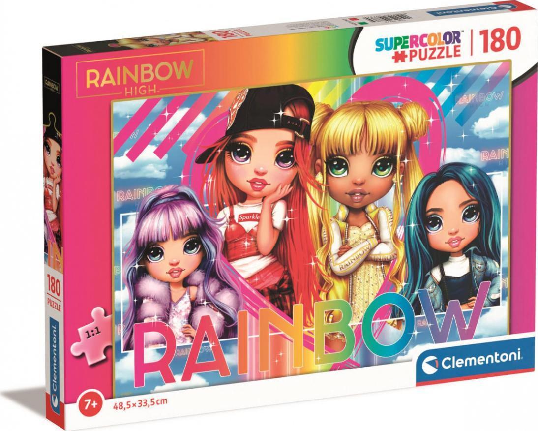 Clementoni Dėlionė 180 vnt. - Rainbow High