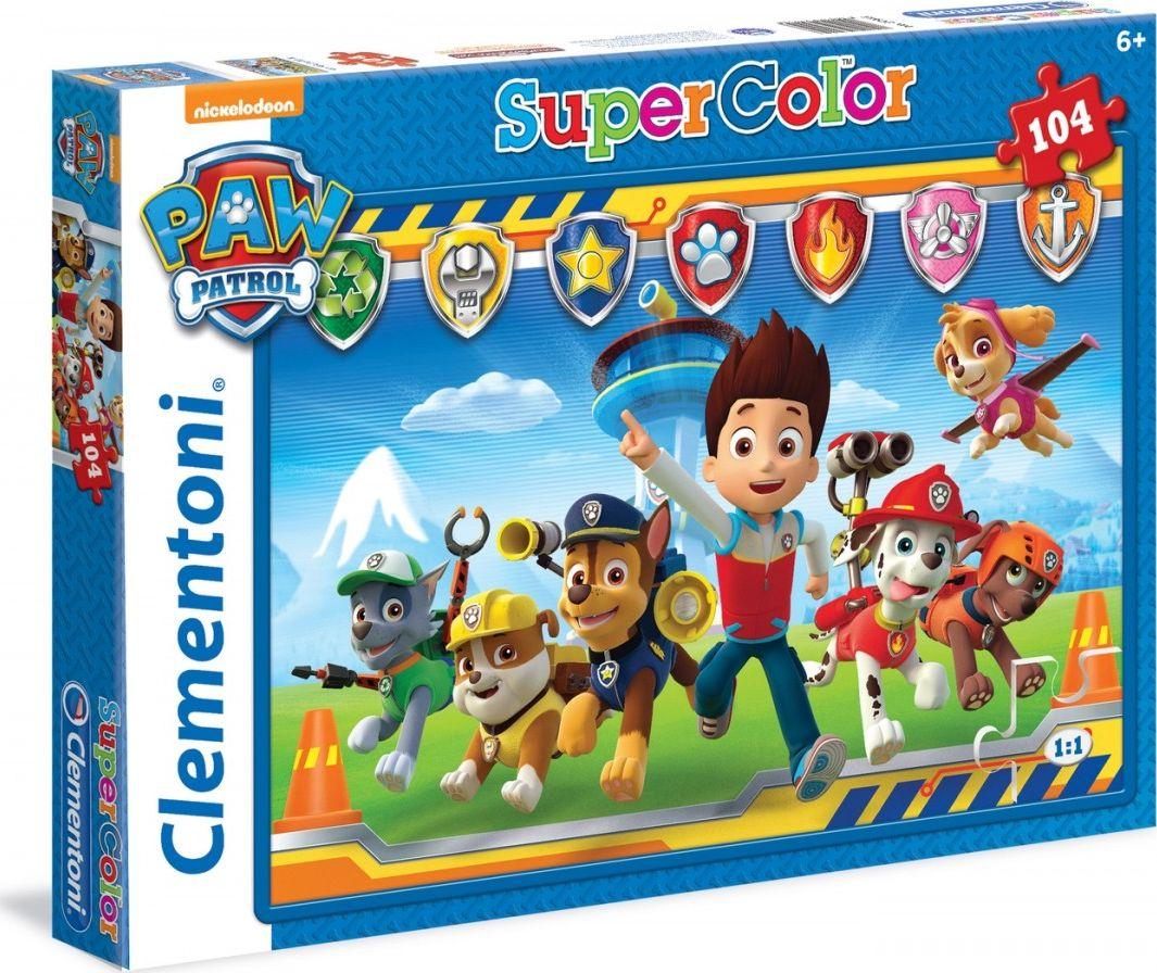 Clementoni Dėlionė 104 vnt. - Šunyčiai patruliai (PAW Patrol)