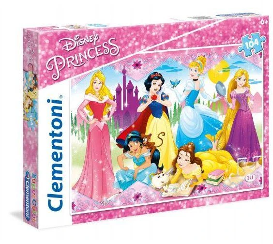 Clementoni Dėlionė 104 vnt. - Disney princesės aprašymas - Prekės nuotrauka