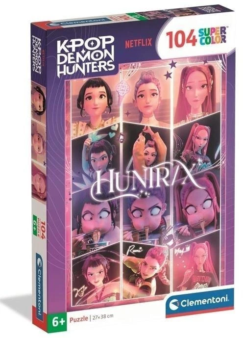Dėlionė Clementoni CLE puzzle 104 K-Pop SuperKolor DemonHunters 21763