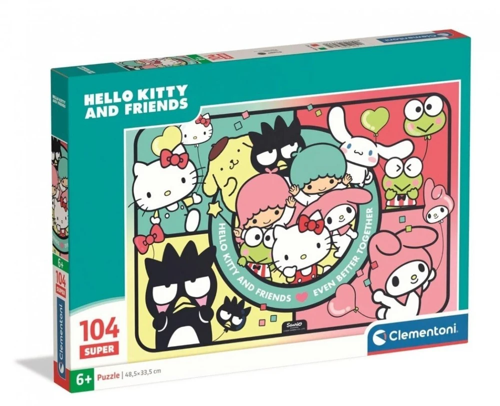 Dėlionė Clementoni CLE puzzle 104 Super Hello Kitty 27576