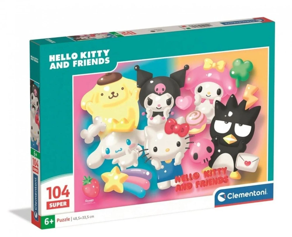 Dėlionė Clementoni CLE puzzle 104 Super Hello Kitty 27574