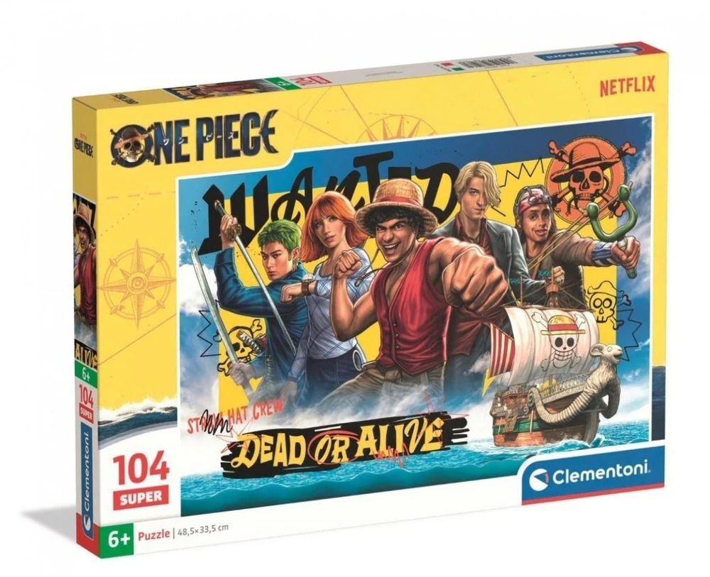 Dėlionė Clementoni CLE puzzle 104 Super One Piece Netflix 28106