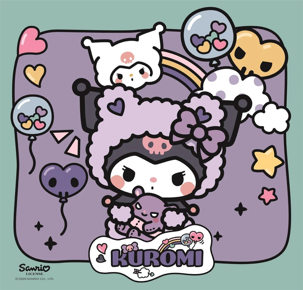 Dėlionė Clementoni CLE puzzle 3x48 Square Kuromi 25027