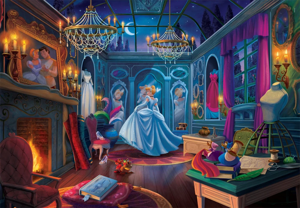 Dėlionė Clementoni CLE puzzle 500 Book Disney Princ.Cinderella 35158