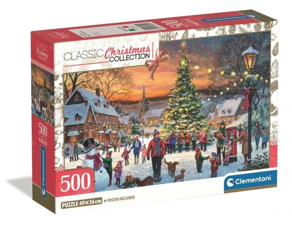 Dėlionė Clementoni CLE puzzle 500 XMasColl.Christmas MagicMom..35629