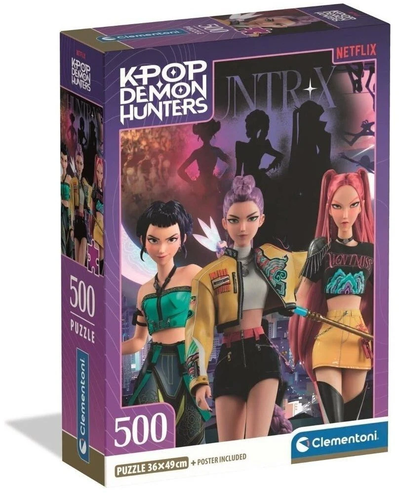 Clementoni Dėlionė 500 vnt. - K-Pop Demon Hunter