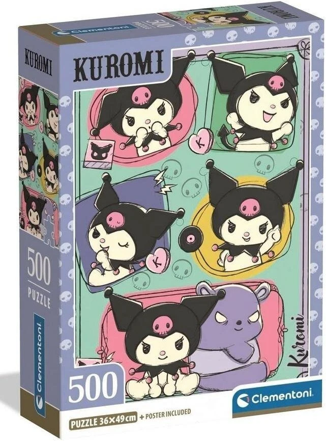Dėlionė Clementoni CLE puzzle 500 Kuromi Compact Box 35622