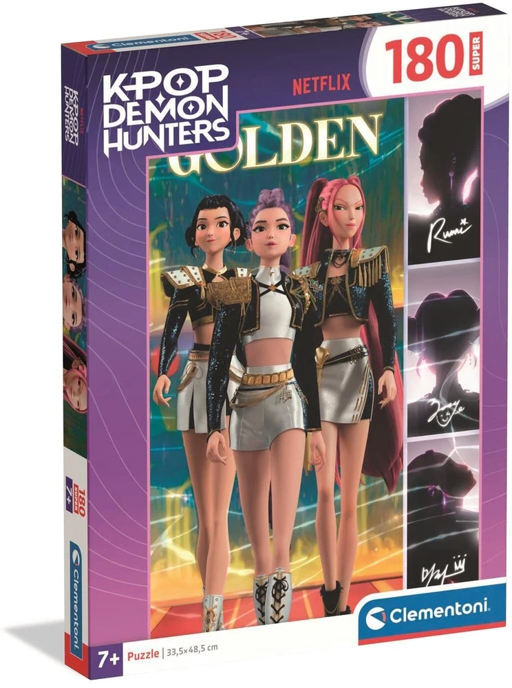 Kpop Demon Hunters Clementoni Dėlionė 180 vnt. - K-Pop Demon Hunter