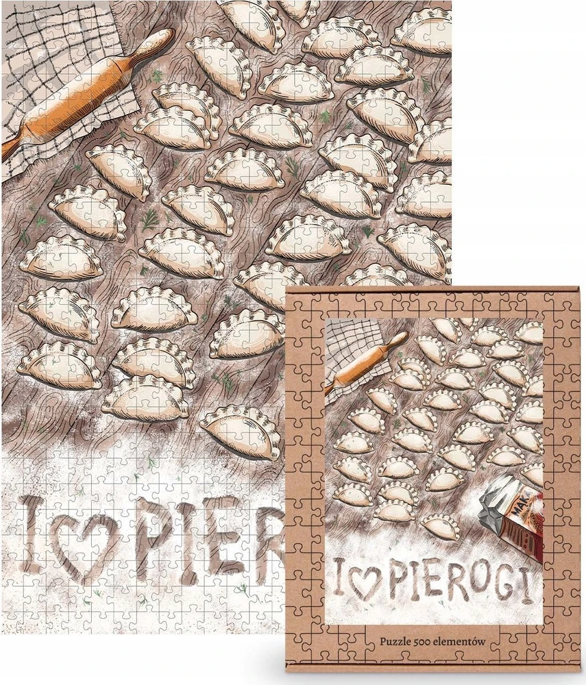 Dėlionė Eurographics Eurographs Puzzle 500 I love Pierogi
