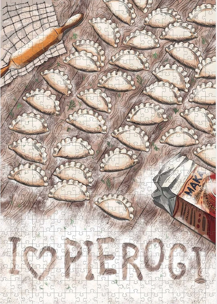 Dėlionė Eurographics Eurographs Puzzle 500 I love Pierogi