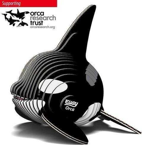 Dėlionė Fat Brain Toys Eugy – 3D galvosūkis – orca