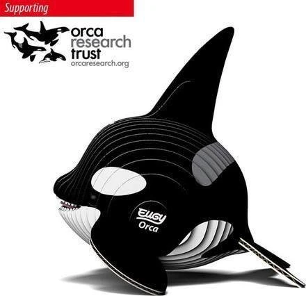 Dėlionė Fat Brain Toys Eugy – 3D galvosūkis – orca