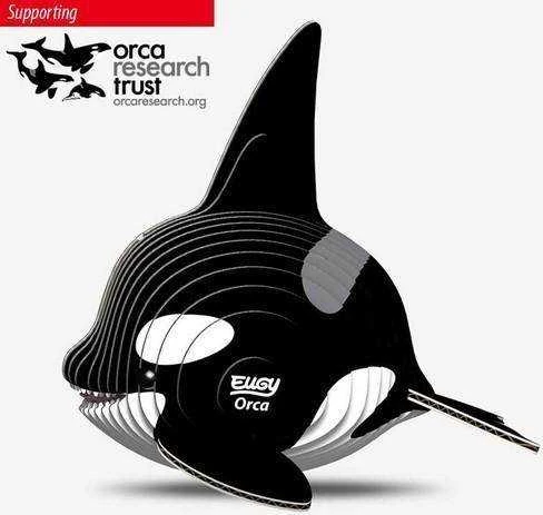 Dėlionė Fat Brain Toys Eugy – 3D galvosūkis – orca