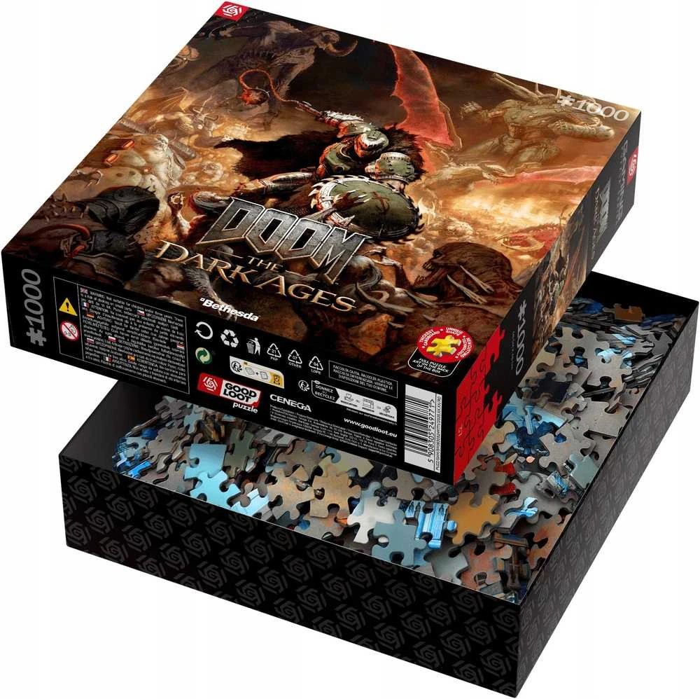 Cenega Dėlionė „Good Loot Gaming“ – „Doom: The Dark Ages“ – „Slayer's Rage“ 1000 vnt.
