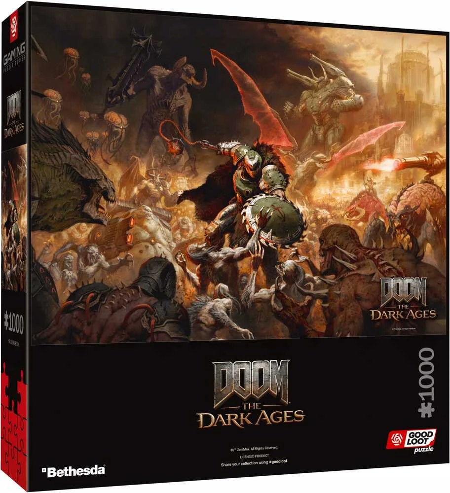 Cenega Dėlionė „Good Loot Gaming“ – „Doom: The Dark Ages“ – „Slayer's Rage“ 1000 vnt.