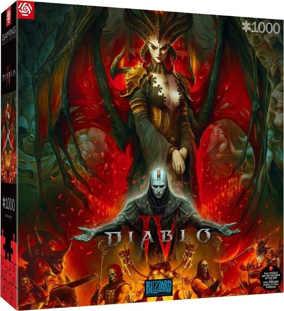 „Cenega Good Loot“ žaidimų dėlionė: „Diablo IV Lilith“ kompozicija (1000 detalių)