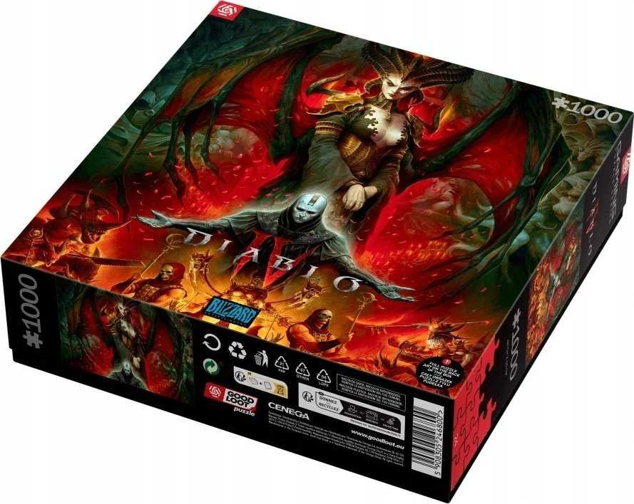 „Cenega Good Loot“ žaidimų dėlionė: „Diablo IV Lilith“ kompozicija (1000 detalių)