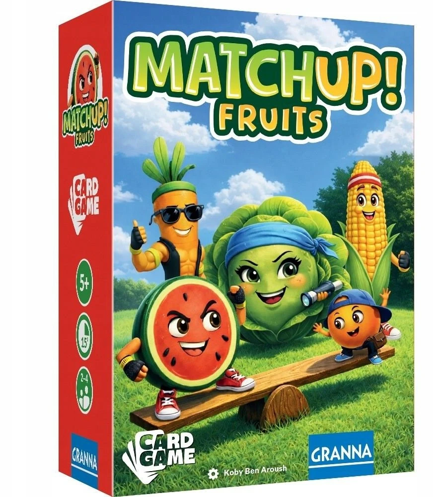 Dėlionė Granna Žaidimas MATCHUP Fruits 00497 04977