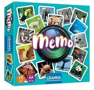 Dėlionė Granna ŽAIDIMAS „Memo Animals“ 00488 04885