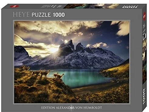 Dėlionė Heye Puzzle, 1000 dalys. Chile, lamy Guanaki (GXP-636856)