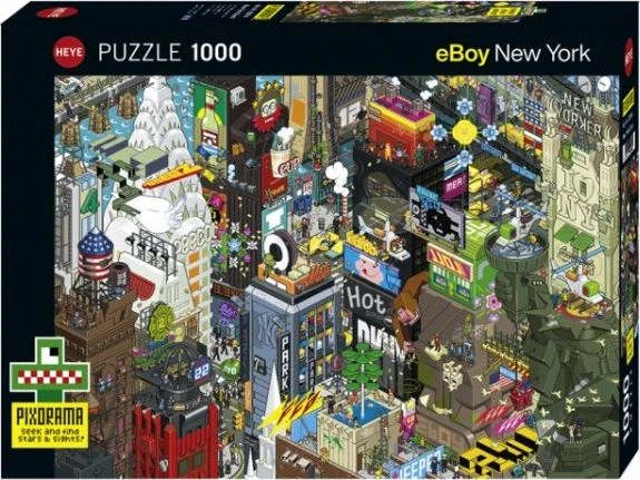 Dėlionė Heye Puzzle 1000 dalys New York Quest - Pixorama