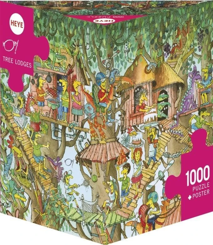 Dėlionė Heye Puzzle 1000 Treehouses, Paul